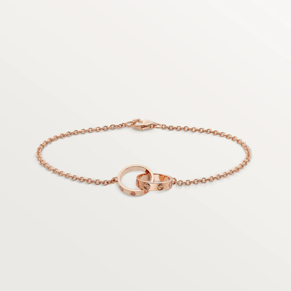 [Charm Aries Jewelry]LOVE BRACELET DOUBLE RING
