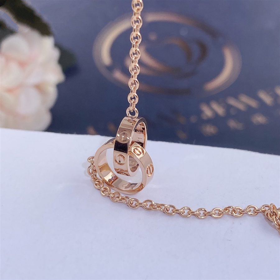 [Charm Aries Jewelry]LOVE BRACELET DOUBLE RING
