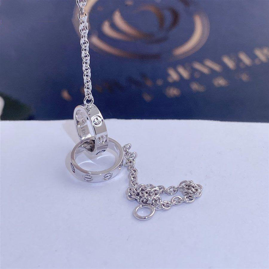 [Charm Aries Jewelry]LOVE BRACELET DOUBLE RING