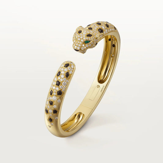 [Charm Aries Jewelry]PANTHERE BIG BRACELET DIAMONDS