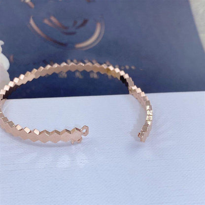 [Charm Aries Jewelry]BEE LOVE PINK GOLD BRACELET