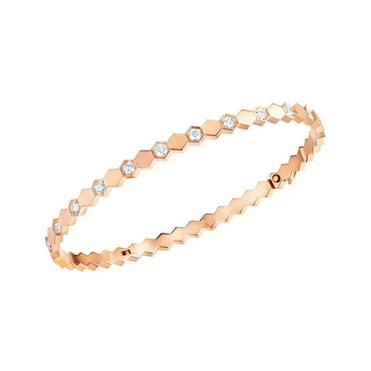 [Charm Aries Jewelry]BEE LOVE SILVER DIAMOND BRACELET