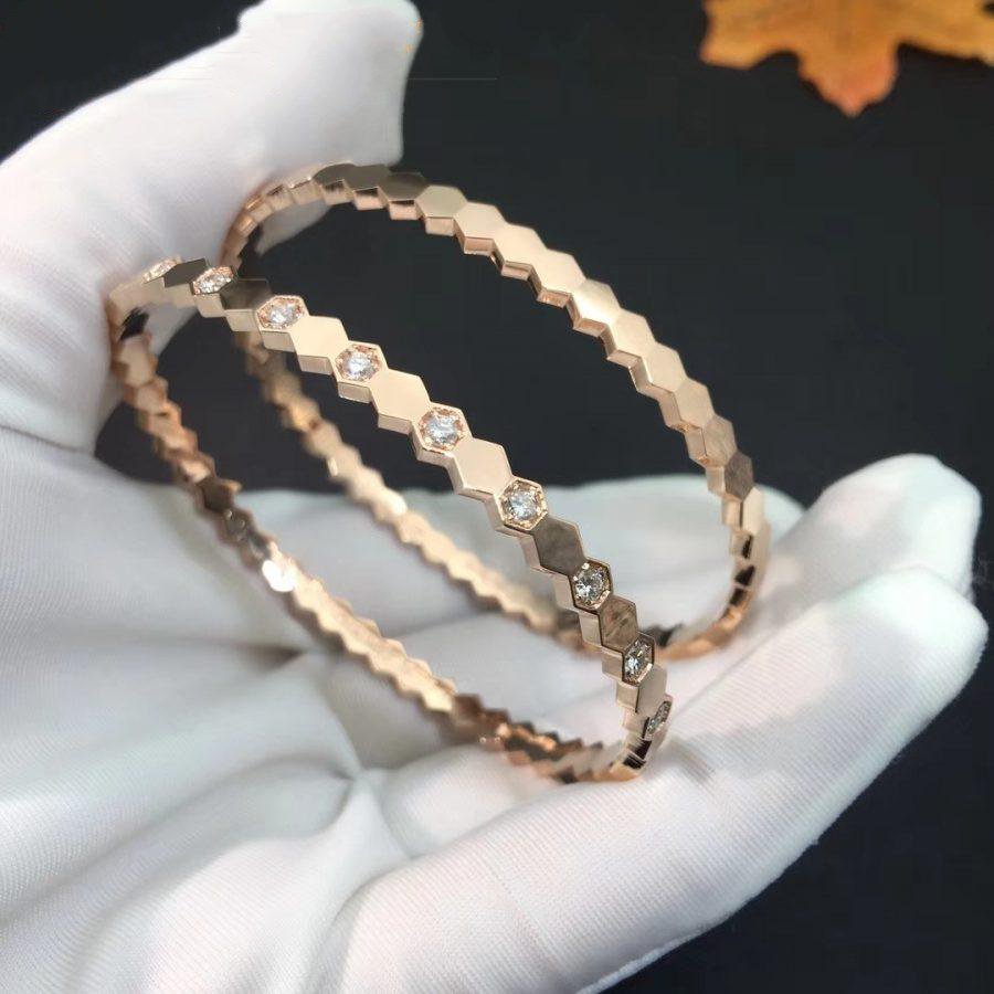 [Charm Aries Jewelry]BEE LOVE SILVER DIAMOND BRACELET