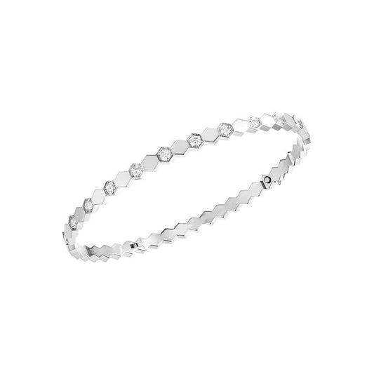 [Charm Aries Jewelry]BEE LOVE SILVER DIAMOND BRACELET
