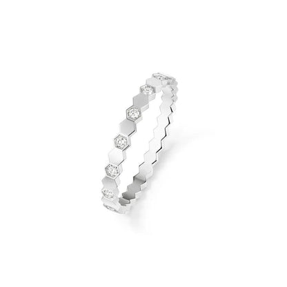 [Charm Aries Jewelry]BEE LOVE RING SILVER DIAMOND