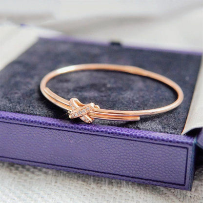 [Charm Aries Jewelry]JEUX DE BRACELET PINK GOLD DIAMONDS
