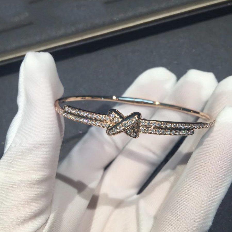 [Charm Aries Jewelry]JEUX DE BRACELET DIAMONDS PINK GOLD