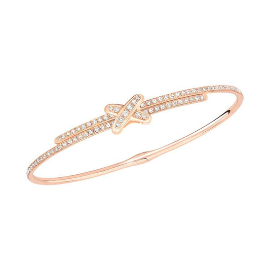 [Charm Aries Jewelry]JEUX DE BRACELET DIAMONDS PINK GOLD
