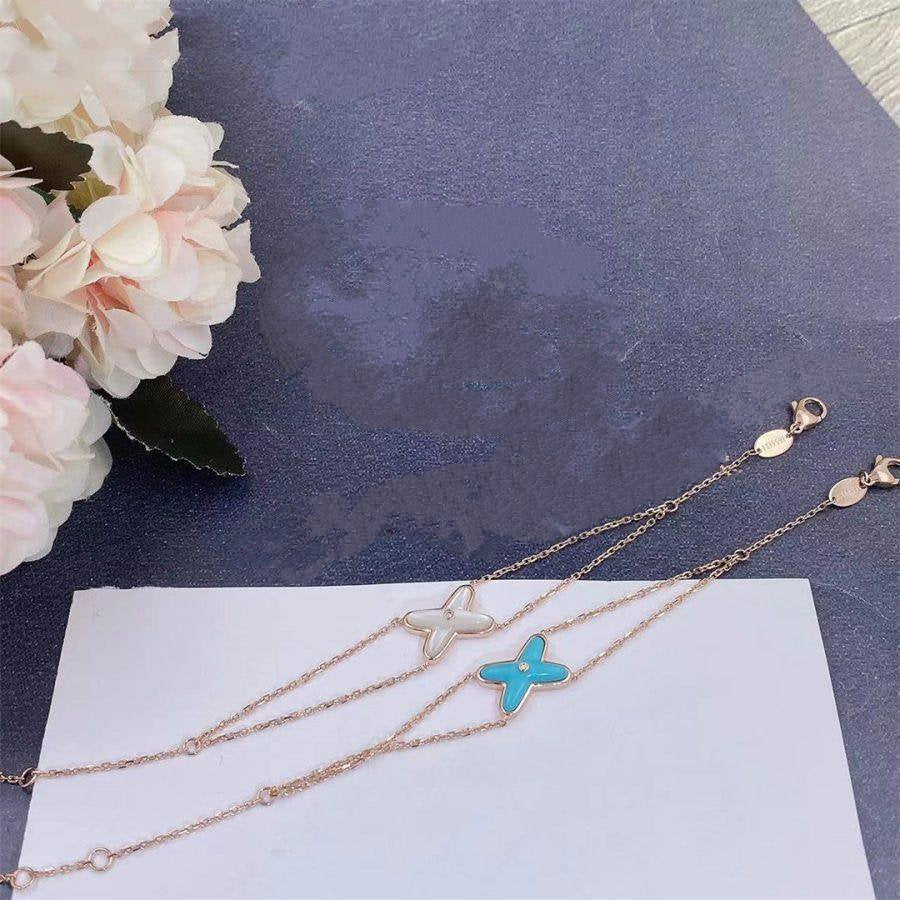 [Charm Aries Jewelry]JEUX BRACELET TURQUOISE PINK GOLD 1 DIAMOND