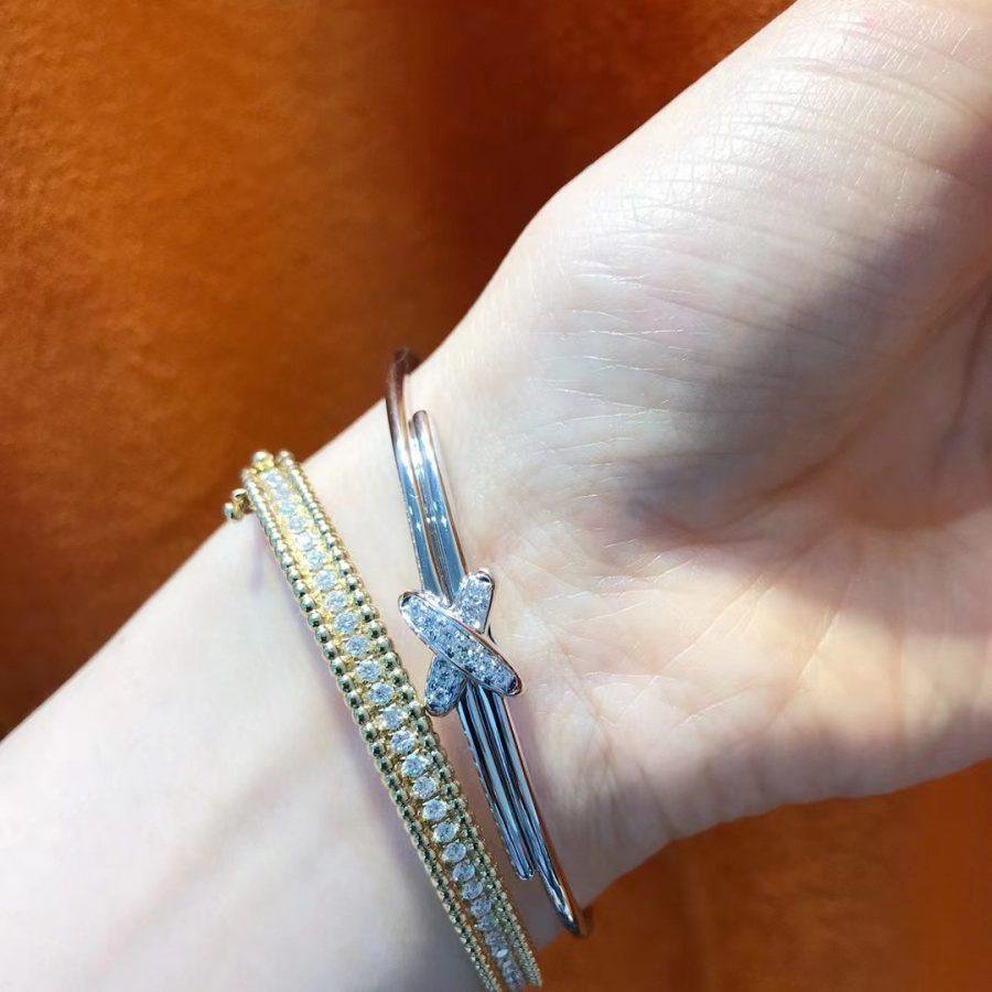 [Charm Aries Jewelry]JEUX DE BRACELET SILVER DIAMONDS