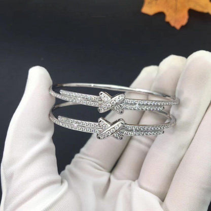 [Charm Aries Jewelry]JEUX DE BRACELET DIAMONDS SILVER