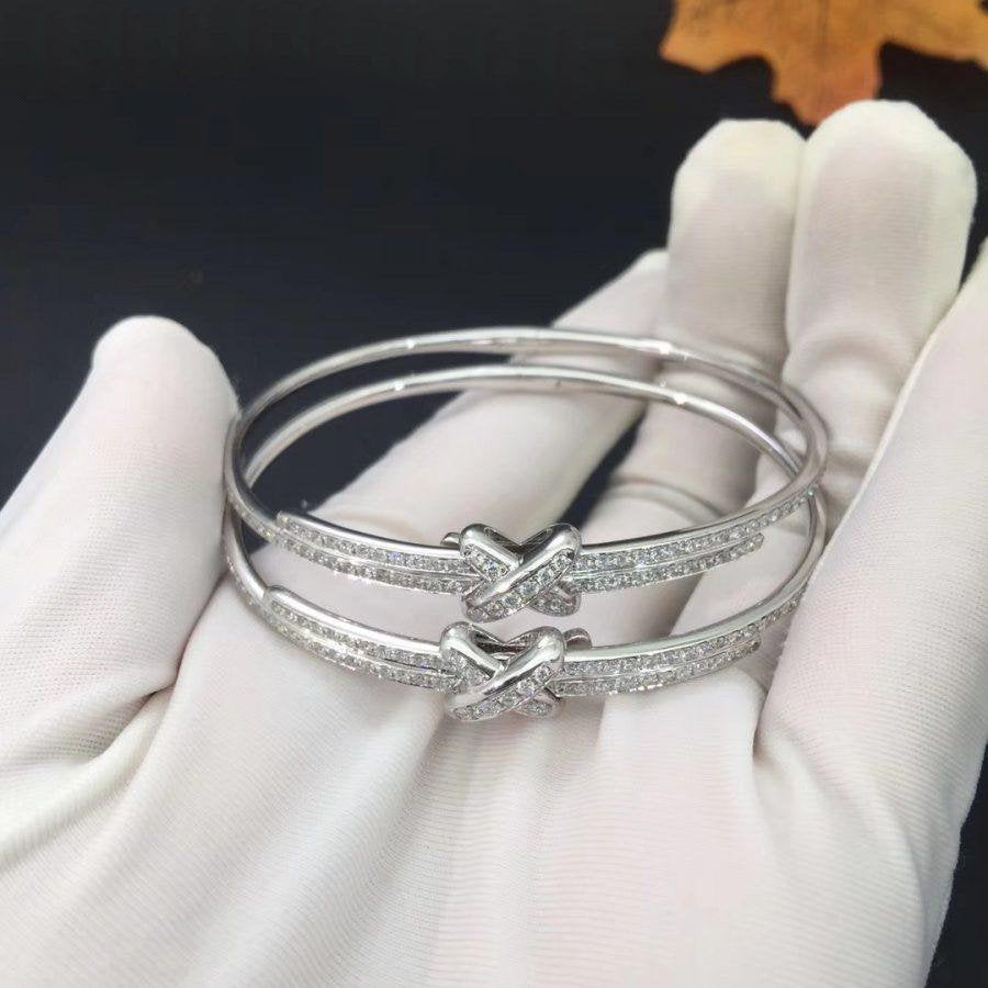 [Charm Aries Jewelry]JEUX DE BRACELET DIAMONDS SILVER