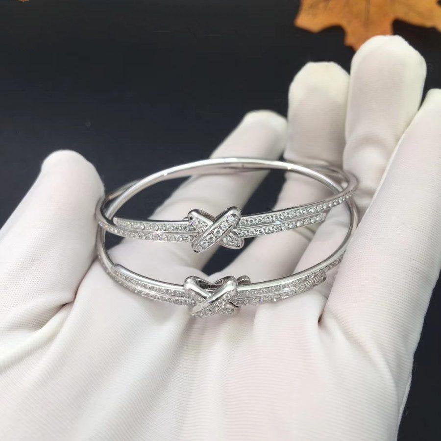 [Charm Aries Jewelry]JEUX DE BRACELET DIAMONDS SILVER