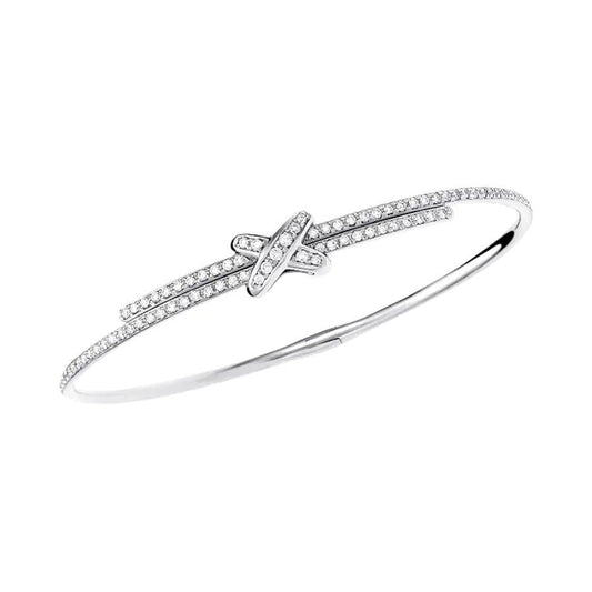 [Charm Aries Jewelry]JEUX DE BRACELET DIAMONDS SILVER