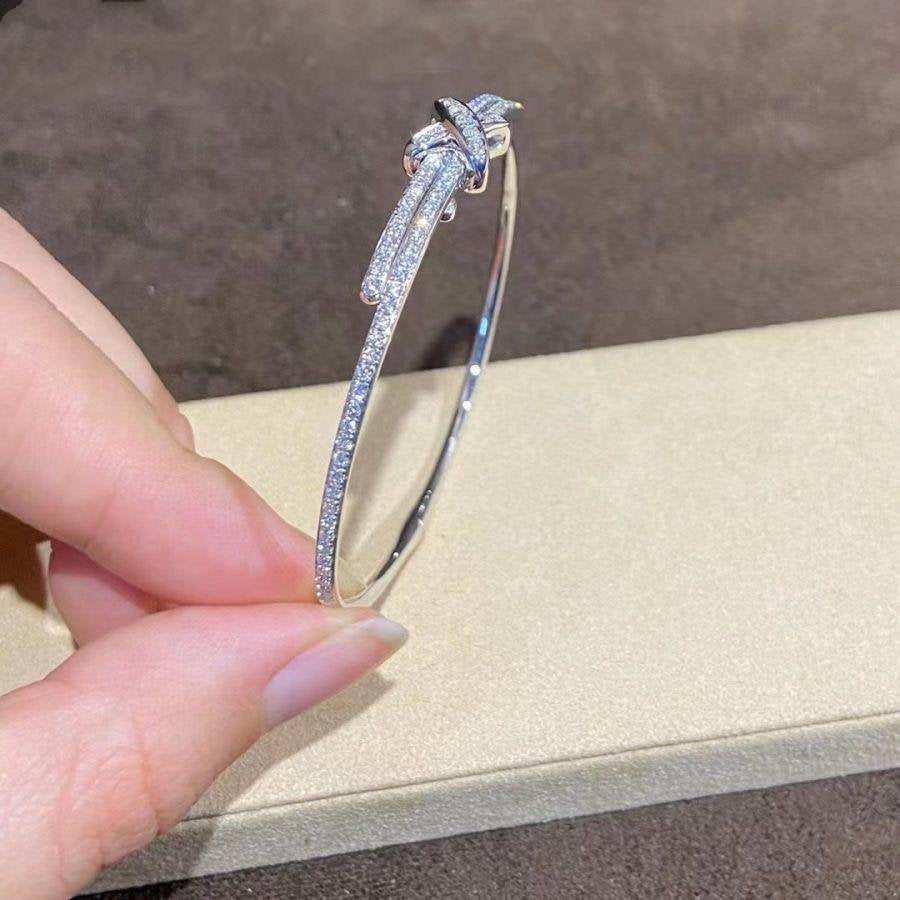 [Charm Aries Jewelry]JEUX DE BRACELET DIAMONDS SILVER