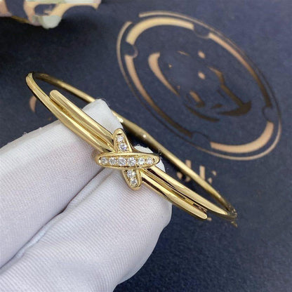 [Charm Aries Jewelry]JEUX DE BRACELET GOLD DIAMONDS
