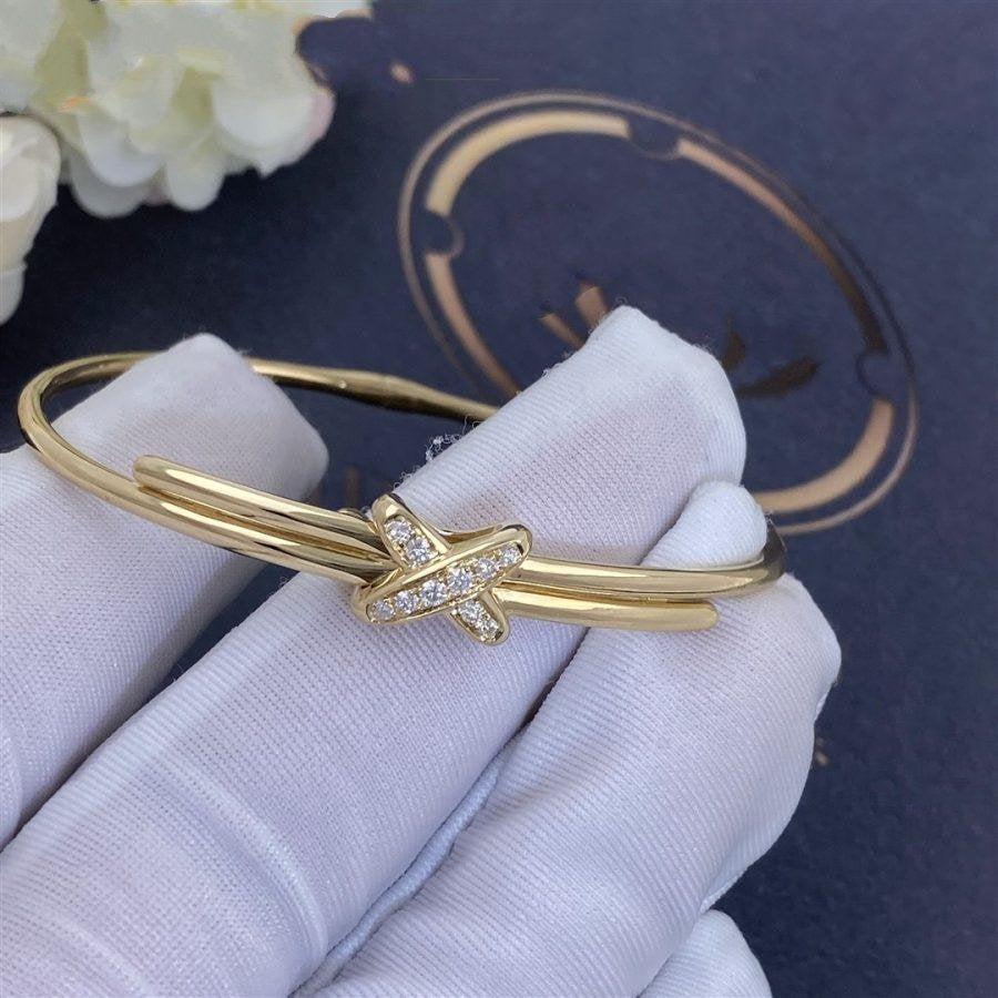 [Charm Aries Jewelry]JEUX DE BRACELET GOLD DIAMONDS