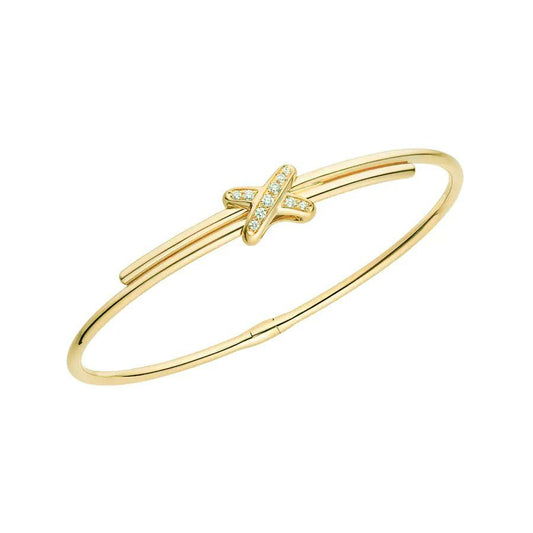[Charm Aries Jewelry]JEUX DE BRACELET GOLD DIAMONDS