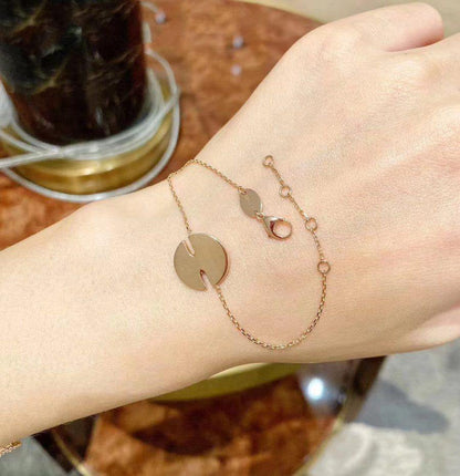 [Charm Aries Jewelry]JEUX DE BRACELET MOP PINK GOLD DIAMONDS