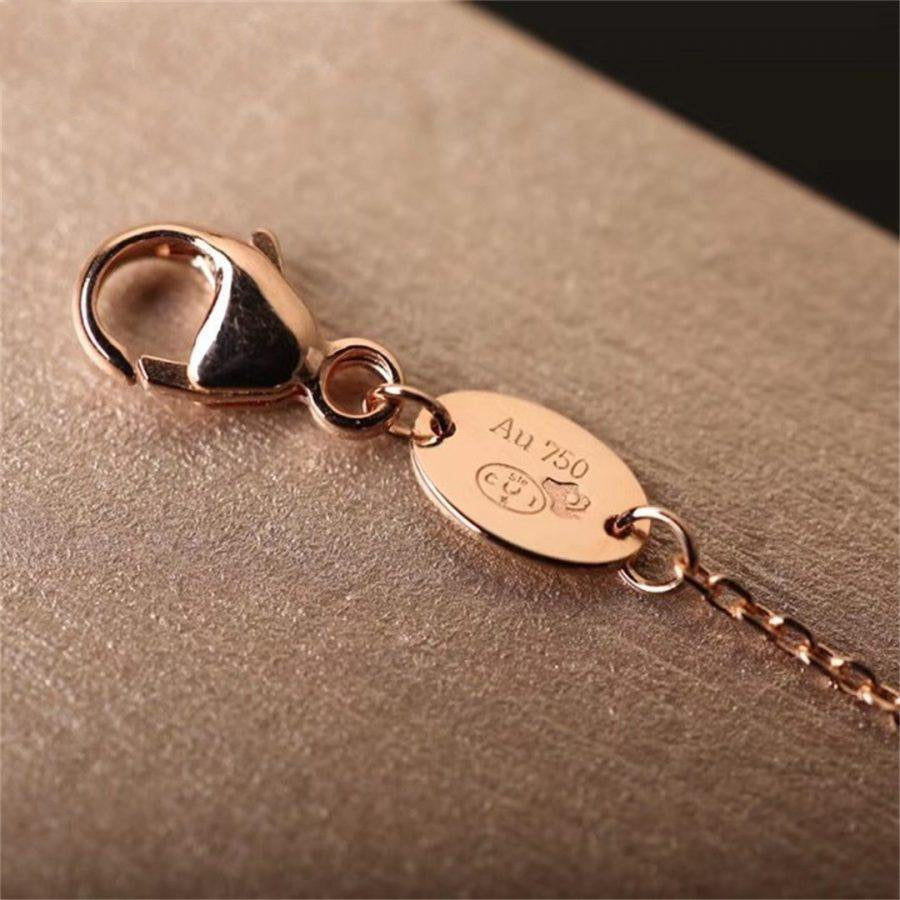 [Charm Aries Jewelry]Hollow Design Four-Leaf Clover Flower Shape Ring