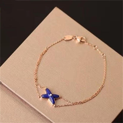 [Charm Aries Jewelry]Hollow Design Four-Leaf Clover Flower Shape Ring