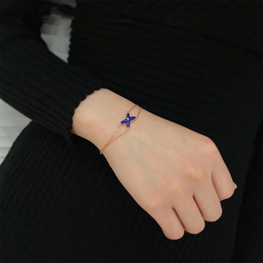 [Charm Aries Jewelry]Hollow Design Four-Leaf Clover Flower Shape Ring