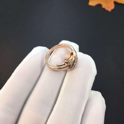 [Charm Aries Jewelry]JEUX DE PINK GOLD DIAMOND RING