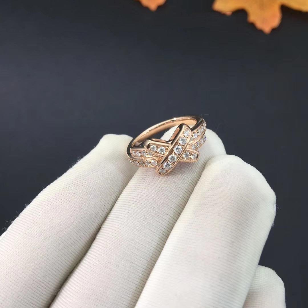 [Charm Aries Jewelry]JEUX DE RING PINK GOLD DIAMOND