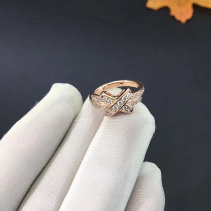 [Charm Aries Jewelry]JEUX DE RING PINK GOLD DIAMOND