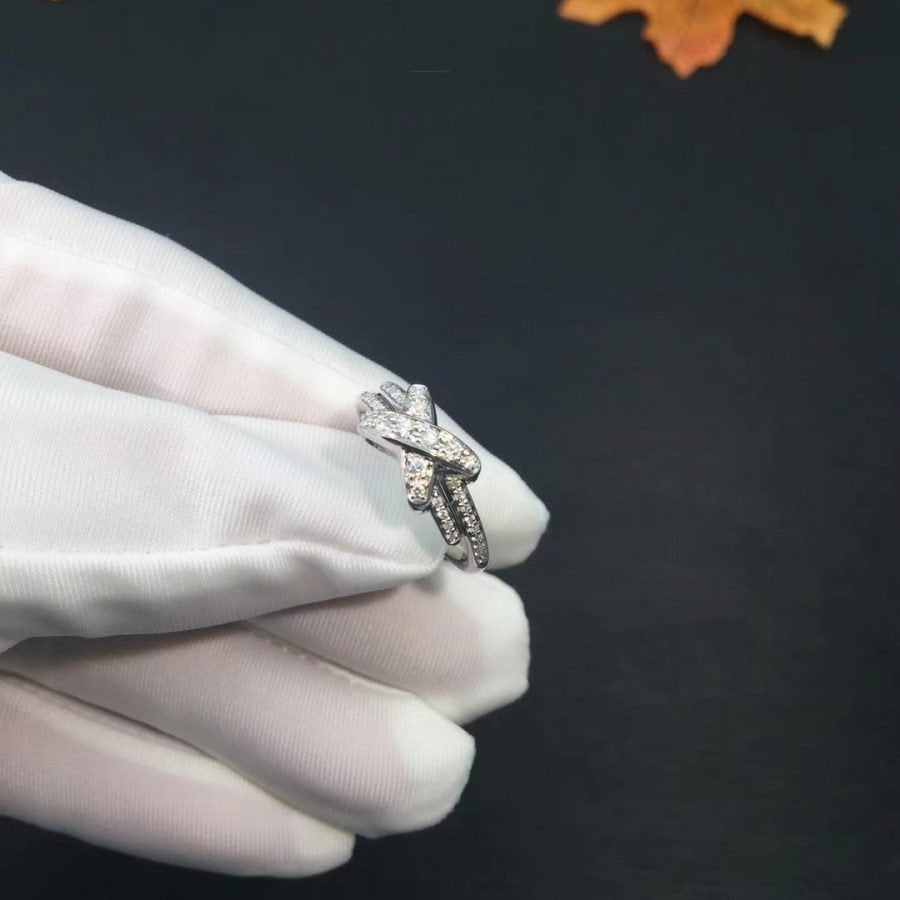 [Charm Aries Jewelry]JEUX DE SILVER DIAMOND RING