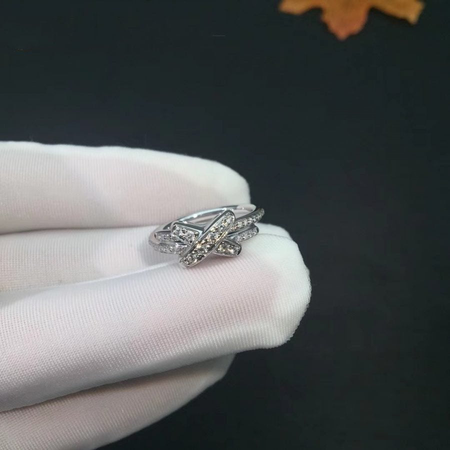 [Charm Aries Jewelry]JEUX DE SILVER DIAMOND RING