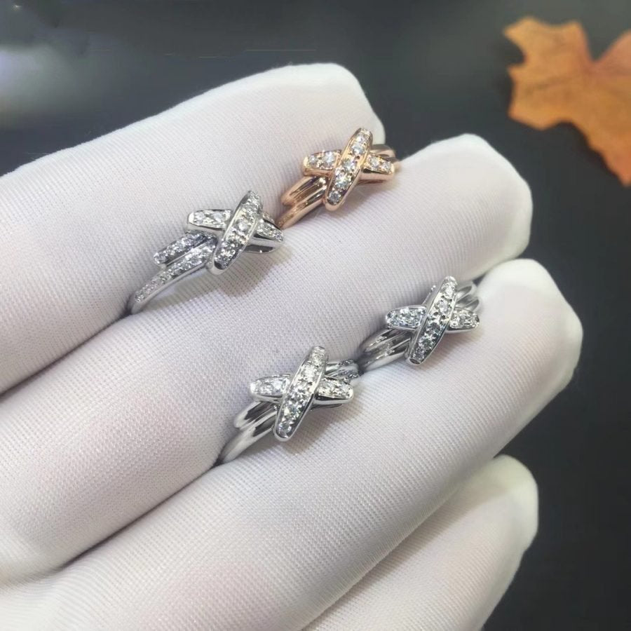 [Charm Aries Jewelry]JEUX DE SILVER DIAMOND RING