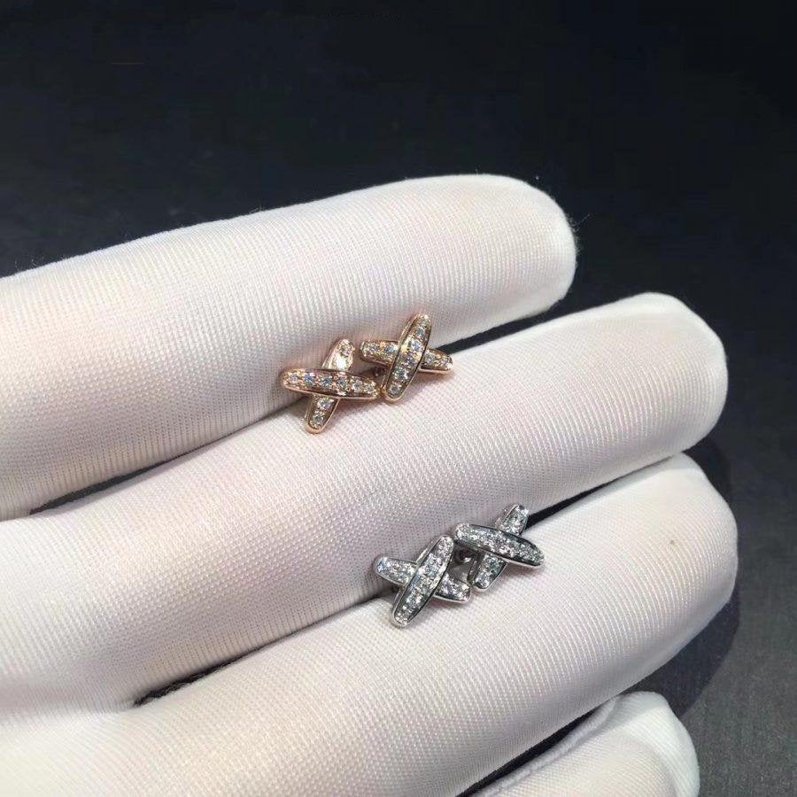 [Charm Aries Jewelry]JEUX DE DIAMOND EARRINGS