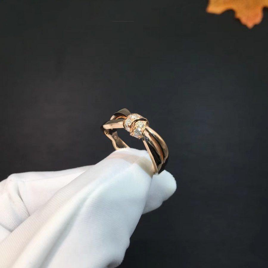[Charm Aries Jewelry]LIENS RING PINK GOLD DIAMOND