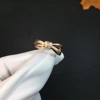 [Charm Aries Jewelry]LIENS RING PINK GOLD DIAMOND