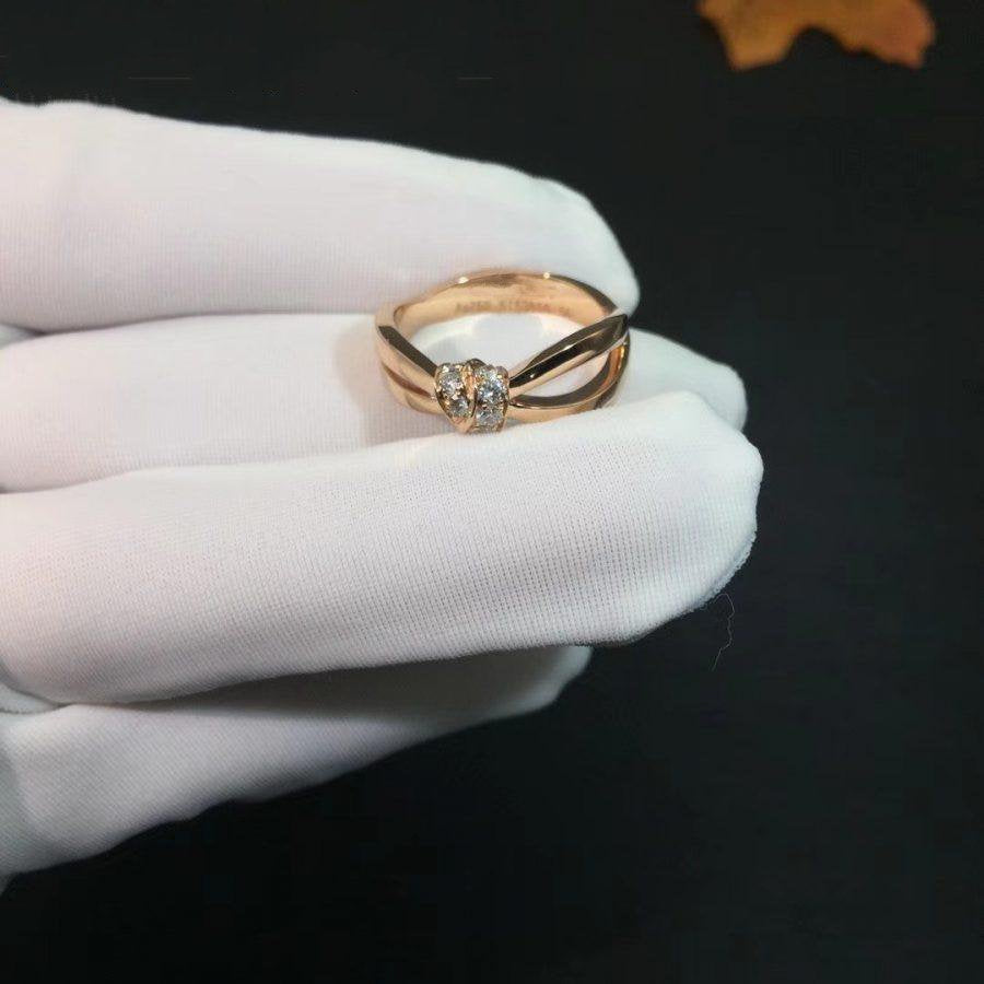 [Charm Aries Jewelry]LIENS RING PINK GOLD DIAMOND