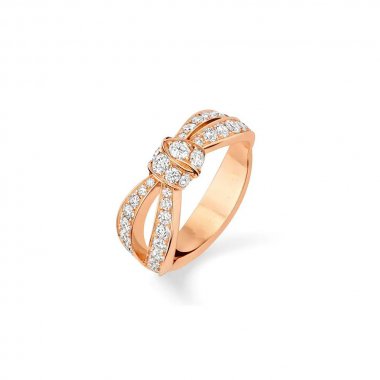 [Charm Aries Jewelry]LIENS PINK GOLD DIAMOND RING