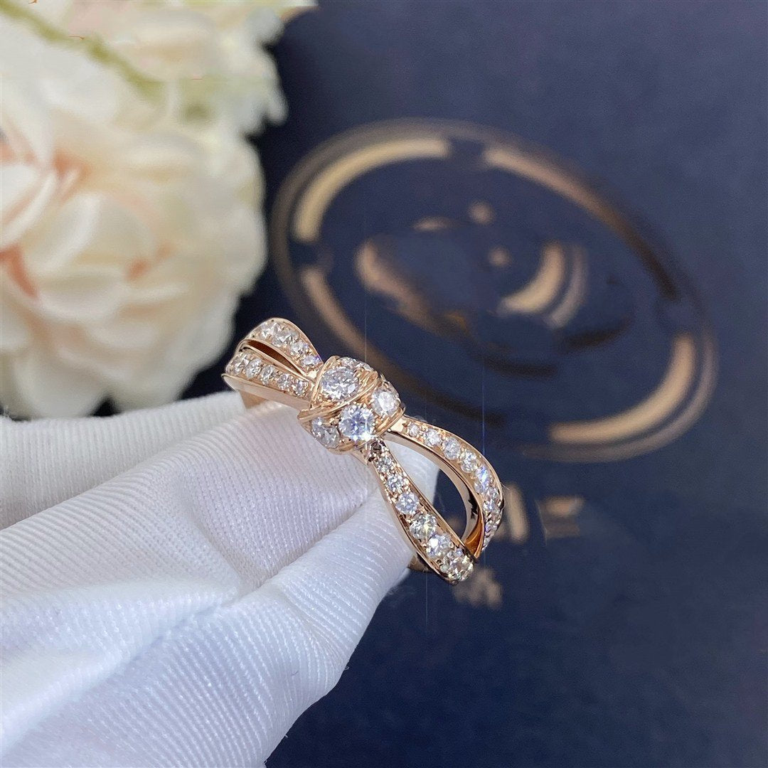 [Charm Aries Jewelry]LIENS PINK GOLD DIAMOND RING