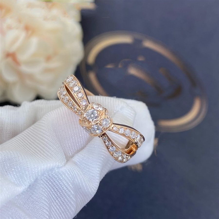 [Charm Aries Jewelry]LIENS PINK GOLD DIAMOND RING