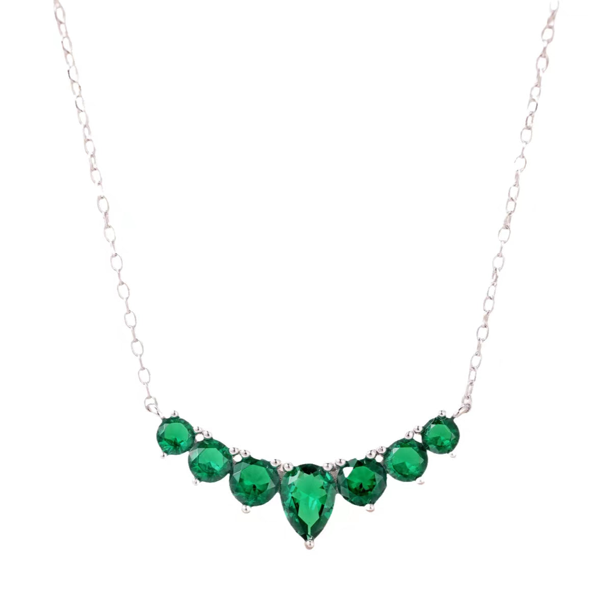 [Charm Aries Jewelry]Dainty Colorful Heart Necklace