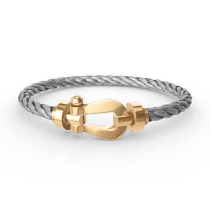 [Charm Aries Jewelry]FORCE LARGE HORSESHOE NO DIAMOND BRACELET GOLD