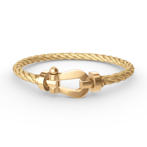 [Charm Aries Jewelry]FORCE LARGE HORSESHOE NO DIAMOND BRACELET GOLD