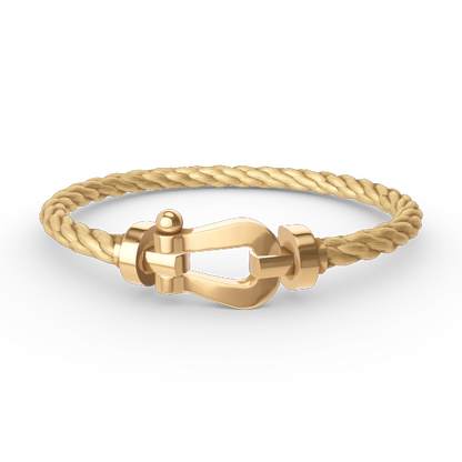 [Charm Aries Jewelry]FORCE LARGE HORSESHOE NO DIAMOND BRACELET GOLD