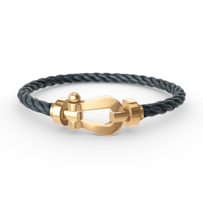 [Charm Aries Jewelry]FORCE LARGE HORSESHOE NO DIAMOND BRACELET GOLD
