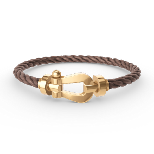 [Charm Aries Jewelry]FORCE LARGE HORSESHOE NO DIAMOND BRACELET GOLD