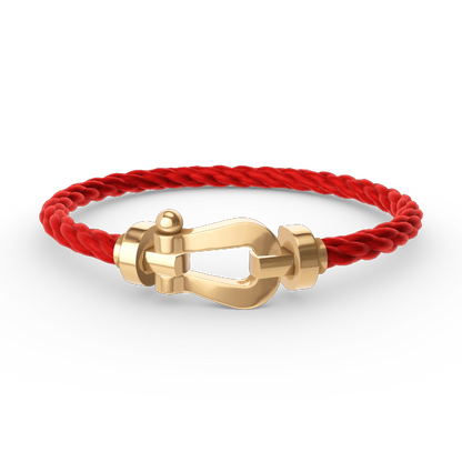 [Charm Aries Jewelry]FORCE LARGE HORSESHOE NO DIAMOND BRACELET GOLD