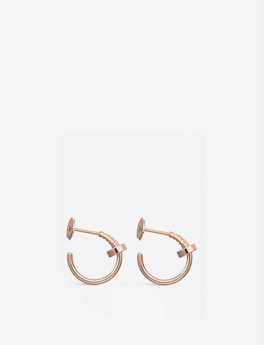 [Charm Aries Jewelry]JUSTE EARRINGS PINK GOLD