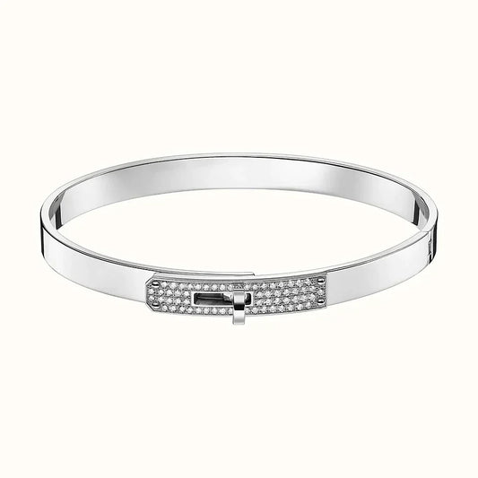 [Charm Aries Jewelry]KELLY SILVER DIAMOND BRACELET