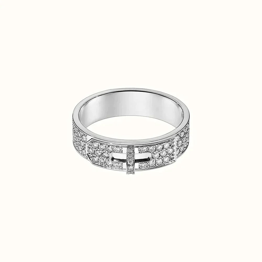 [Charm Aries Jewelry]KELLY SILVER DIAMOND RING