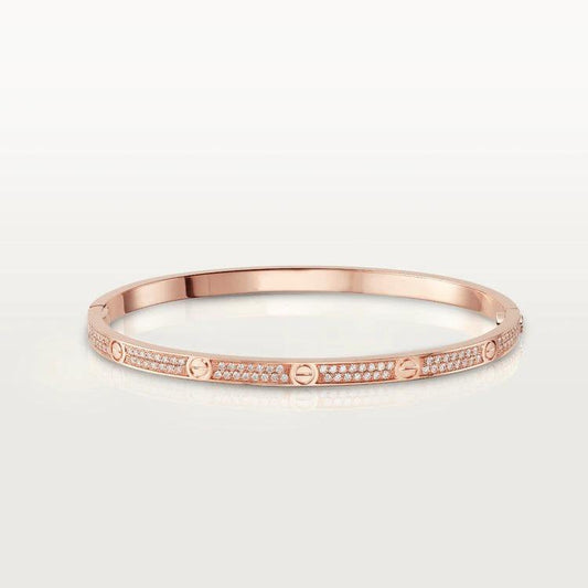 [Charm Aries Jewelry]LOVE BRACELET 3.65MM DIAMOND-PAVED